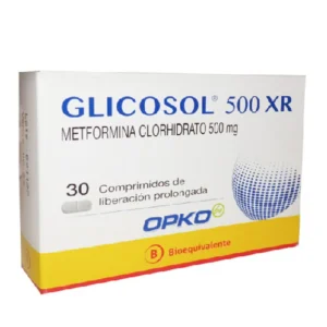 GLICOSOL XR 500 MG. 30 COMP. - Opko chile sa