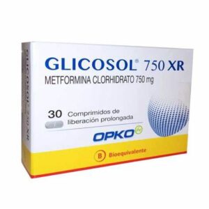 GLICOSOL XR 750 MG. 30 COMP. - Opko chile sa